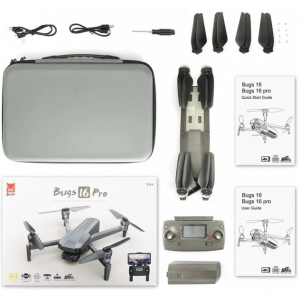 Квадрокоптер MJX B16PRO с HD видеокамерой 4K, 3-Axis Gimbal, FPV - 5G Wi-Fi, GPS